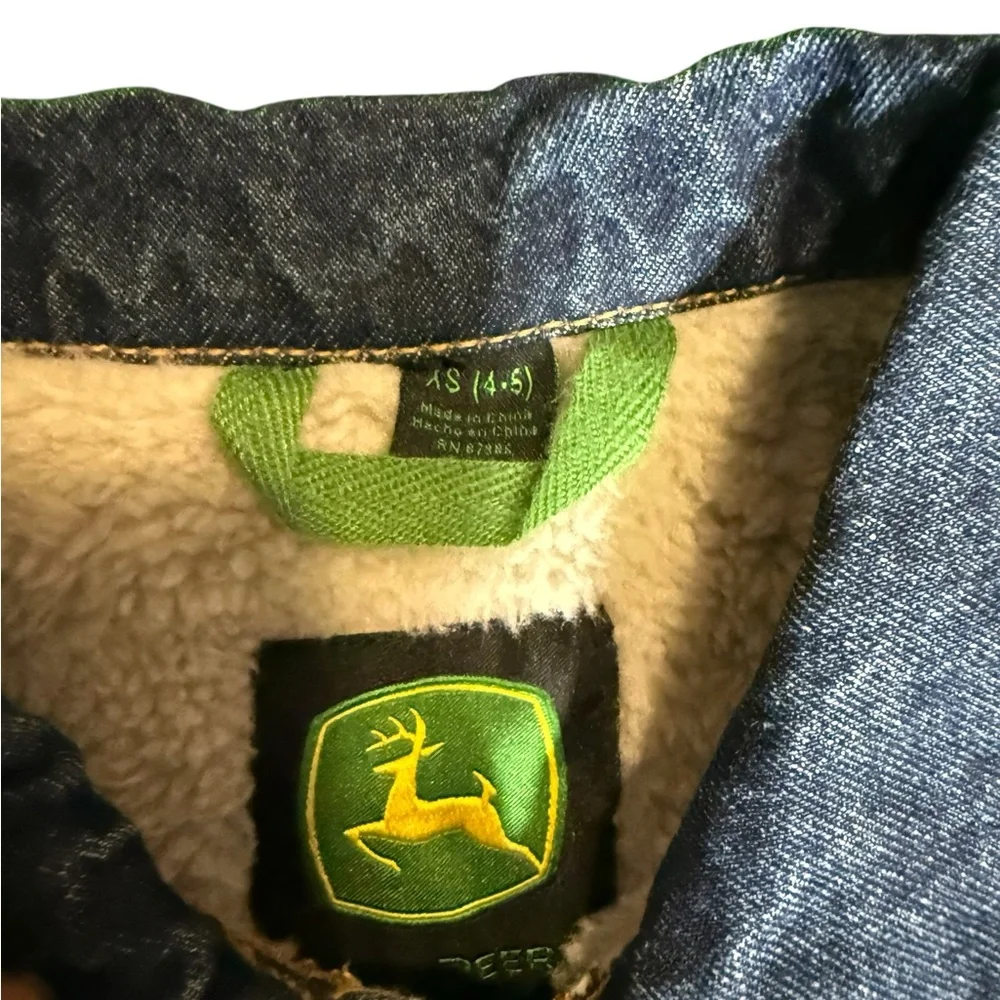 John Deere Blue Denim Kids Jacket - Picture 7 of 8